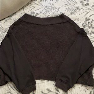 Free People Wide Neck Sweater